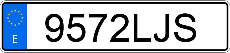 Le numéro d’enregistrement 9572LJS a JAGUAR F PACE Le numéro d’enregistrement 9572LJS a JAGUAR F PACE