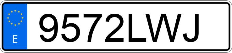 Numer rejestracyjny 9572LWJ posiada CITROEN BERLINGO
