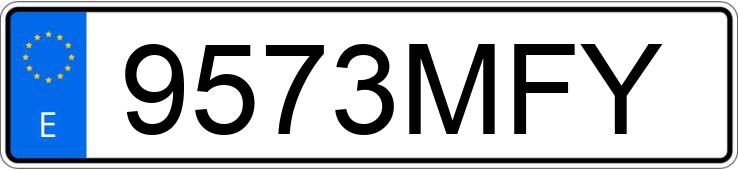 Numer rejestracyjny 9573MFY posiada VOLKSWAGEN T-ROC