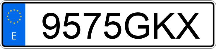 Numer rejestracyjny 9575GKX posiada PEUGEOT 207 Numer rejestracyjny 9575GKX posiada PEUGEOT 207