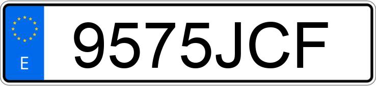 Numer rejestracyjny 9575JCF posiada AUDI A7 SPORTBACK