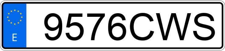 Numer rejestracyjny 9576CWS posiada HYUNDAI SONATA