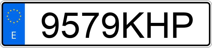 Numer rejestracyjny 9579KHP posiada FORD FIESTA