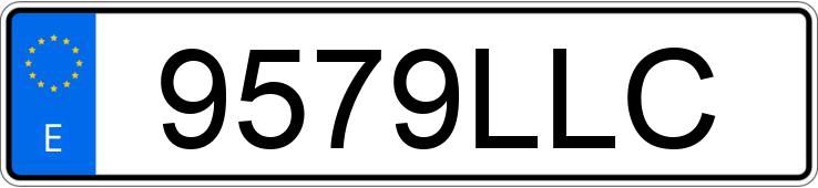 Numer rejestracyjny 9579LLC posiada VOLKSWAGEN CADDY