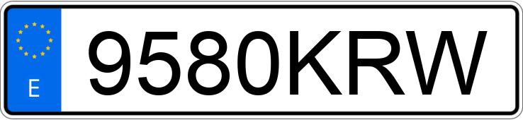 Numer rejestracyjny 9580KRW posiada VOLVO V60 Numer rejestracyjny 9580KRW posiada VOLVO V60