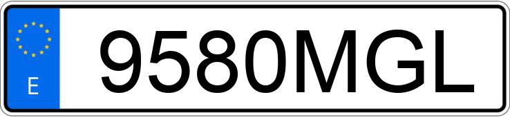 Numer rejestracyjny 9580MGL posiada JEEP COMPASS