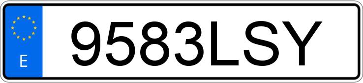 Numer rejestracyjny 9583LSY posiada KIA CEED TOURER Numer rejestracyjny 9583LSY posiada KIA CEED TOURER