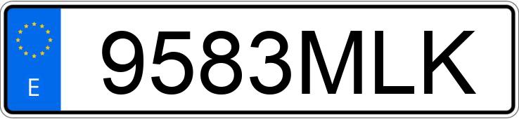 Numer rejestracyjny 9583MLK posiada RENAULT CLIO Numer rejestracyjny 9583MLK posiada RENAULT CLIO