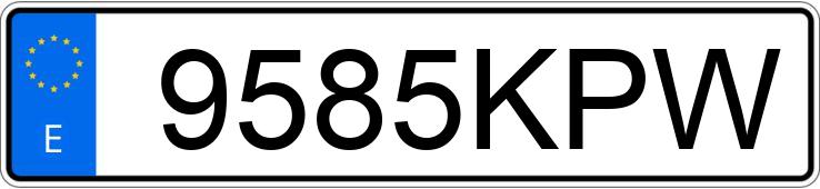 Numer rejestracyjny 9585KPW posiada PEUGEOT 3008 Numer rejestracyjny 9585KPW posiada PEUGEOT 3008