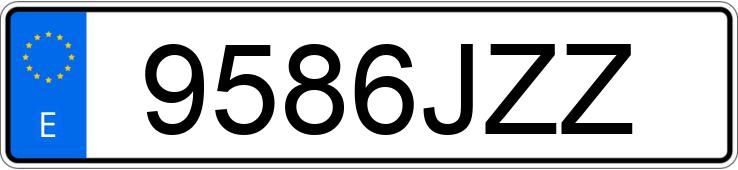 Numer rejestracyjny 9586JZZ posiada HONDA S-WING 125