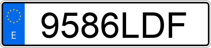 Numer rejestracyjny 9586LDF posiada AUDI A3 Numer rejestracyjny 9586LDF posiada AUDI A3