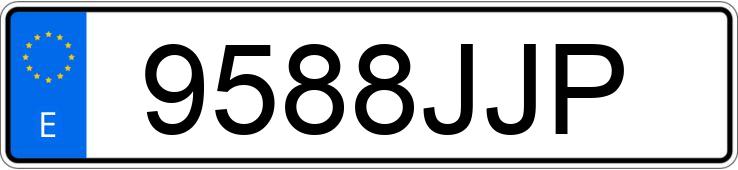 Numer rejestracyjny 9588JJP posiada VOLKSWAGEN TIGUAN