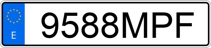 Numer rejestracyjny 9588MPF posiada KIA XCEED