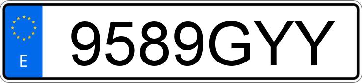Numer rejestracyjny 9589GYY posiada RENAULT KANGOO Numer rejestracyjny 9589GYY posiada RENAULT KANGOO