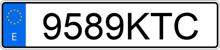 Numer rejestracyjny 9589KTC posiada VOLKSWAGEN GOLF Numer rejestracyjny 9589KTC posiada VOLKSWAGEN GOLF