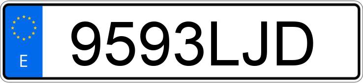 Numer rejestracyjny 9593LJD posiada RENAULT MASTER Numer rejestracyjny 9593LJD posiada RENAULT MASTER