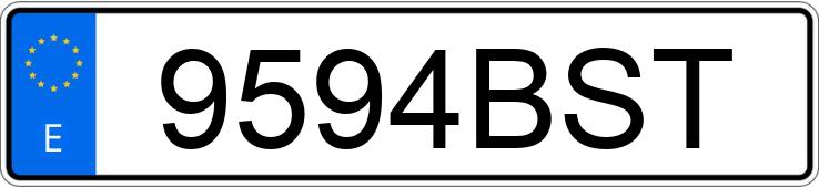 Numer rejestracyjny 9594BST posiada VOLKSWAGEN PASSAT Numer rejestracyjny 9594BST posiada VOLKSWAGEN PASSAT