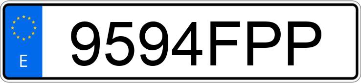 Numer rejestracyjny 9594FPP posiada CHEVROLET-GM CAPTIVA