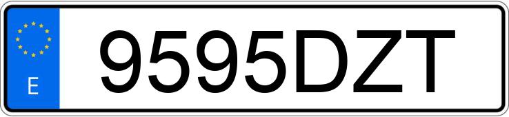 Numer rejestracyjny 9595DZT posiada FORD FOCUS