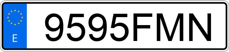 Numer rejestracyjny 9595FMN posiada SEAT IBIZA Numer rejestracyjny 9595FMN posiada SEAT IBIZA