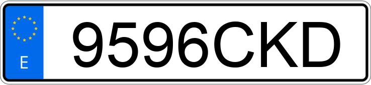 Numer rejestracyjny 9596CKD posiada MERCEDES C (203)