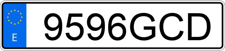 Numer rejestracyjny 9596GCD posiada BMW X3 Numer rejestracyjny 9596GCD posiada BMW X3