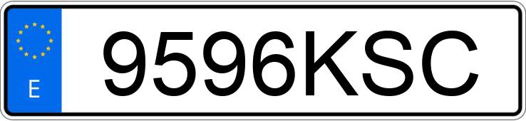 Numer rejestracyjny 9596KSC posiada AUDI A5 SPORTBACK