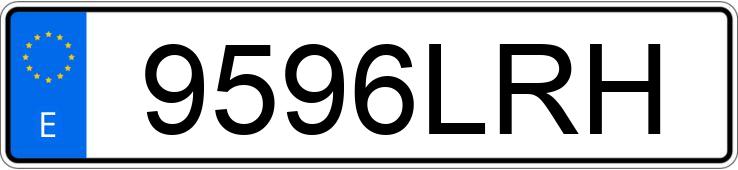 Numer rejestracyjny 9596LRH posiada MERCEDES VITO