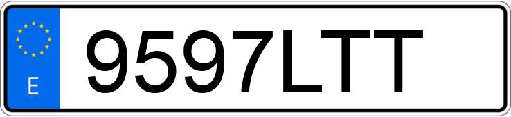 Numer rejestracyjny 9597LTT posiada AUDI Q8