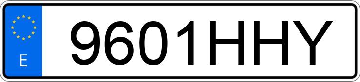 Numer rejestracyjny 9601HHY posiada SKODA FABIA