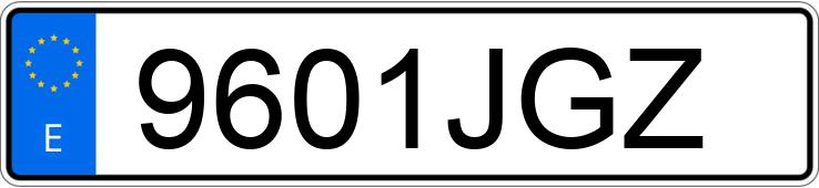 Numer rejestracyjny 9601JGZ posiada OPEL ZAFIRA TOURER