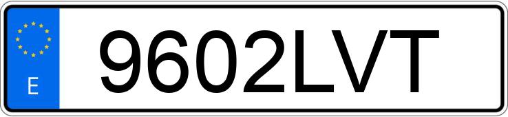 Numer rejestracyjny 9602LVT posiada DACIA DUSTER