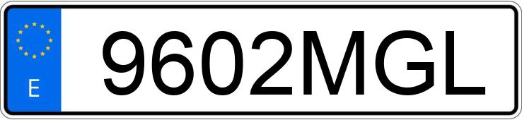 Numer rejestracyjny 9602MGL posiada AUDI A3