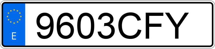 Numer rejestracyjny 9603CFY posiada SEAT LEON Numer rejestracyjny 9603CFY posiada SEAT LEON