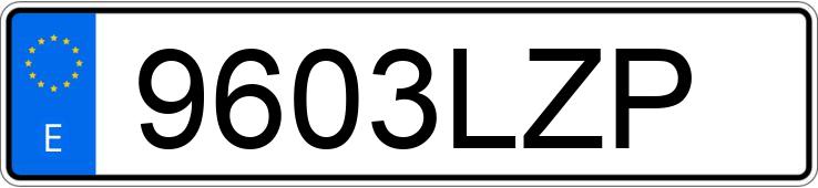 Numer rejestracyjny 9603LZP posiada FORD ECOSPORT