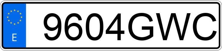 Numer rejestracyjny 9604GWC posiada SKODA OCTAVIA Numer rejestracyjny 9604GWC posiada SKODA OCTAVIA