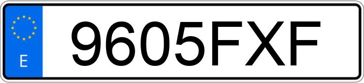 Numer rejestracyjny 9605FXF posiada SKODA OCTAVIA Numer rejestracyjny 9605FXF posiada SKODA OCTAVIA