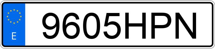 Numer rejestracyjny 9605HPN posiada OPEL ASTRA