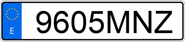 Numer rejestracyjny 9605MNZ posiada FORD FOCUS