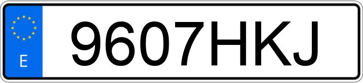 Numer rejestracyjny 9607HKJ posiada VOLKSWAGEN TIGUAN