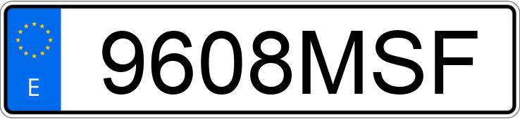 Numer rejestracyjny 9608MSF posiada BMW SERIE 1 F40 118IA M SPORT PRO