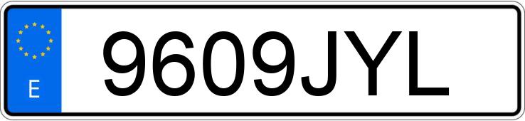 Numer rejestracyjny 9609JYL posiada AUDI A5