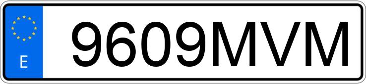 Numer rejestracyjny 9609MVM posiada VOLKSWAGEN GOLF Numer rejestracyjny 9609MVM posiada VOLKSWAGEN GOLF