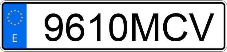 Numer rejestracyjny 9610MCV posiada SKODA FABIA Numer rejestracyjny 9610MCV posiada SKODA FABIA