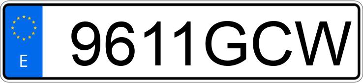 Numer rejestracyjny 9611GCW posiada CHEVROLET-GM HHR