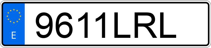 Numer rejestracyjny 9611LRL posiada MERCEDES E (212-207)