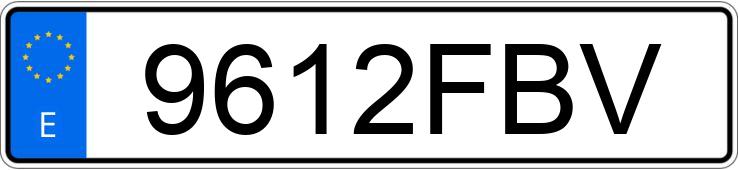 Numer rejestracyjny 9612FBV posiada NISSAN PRIMASTAR Numer rejestracyjny 9612FBV posiada NISSAN PRIMASTAR