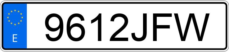 Numer rejestracyjny 9612JFW posiada RENAULT MEGANE Numer rejestracyjny 9612JFW posiada RENAULT MEGANE