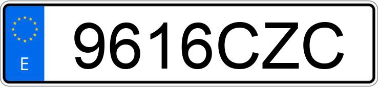 Numer rejestracyjny 9616CZC posiada SCANIA 124