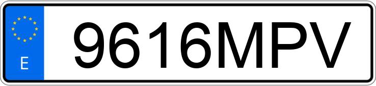 Numer rejestracyjny 9616MPV posiada HYUNDAI TUCSON